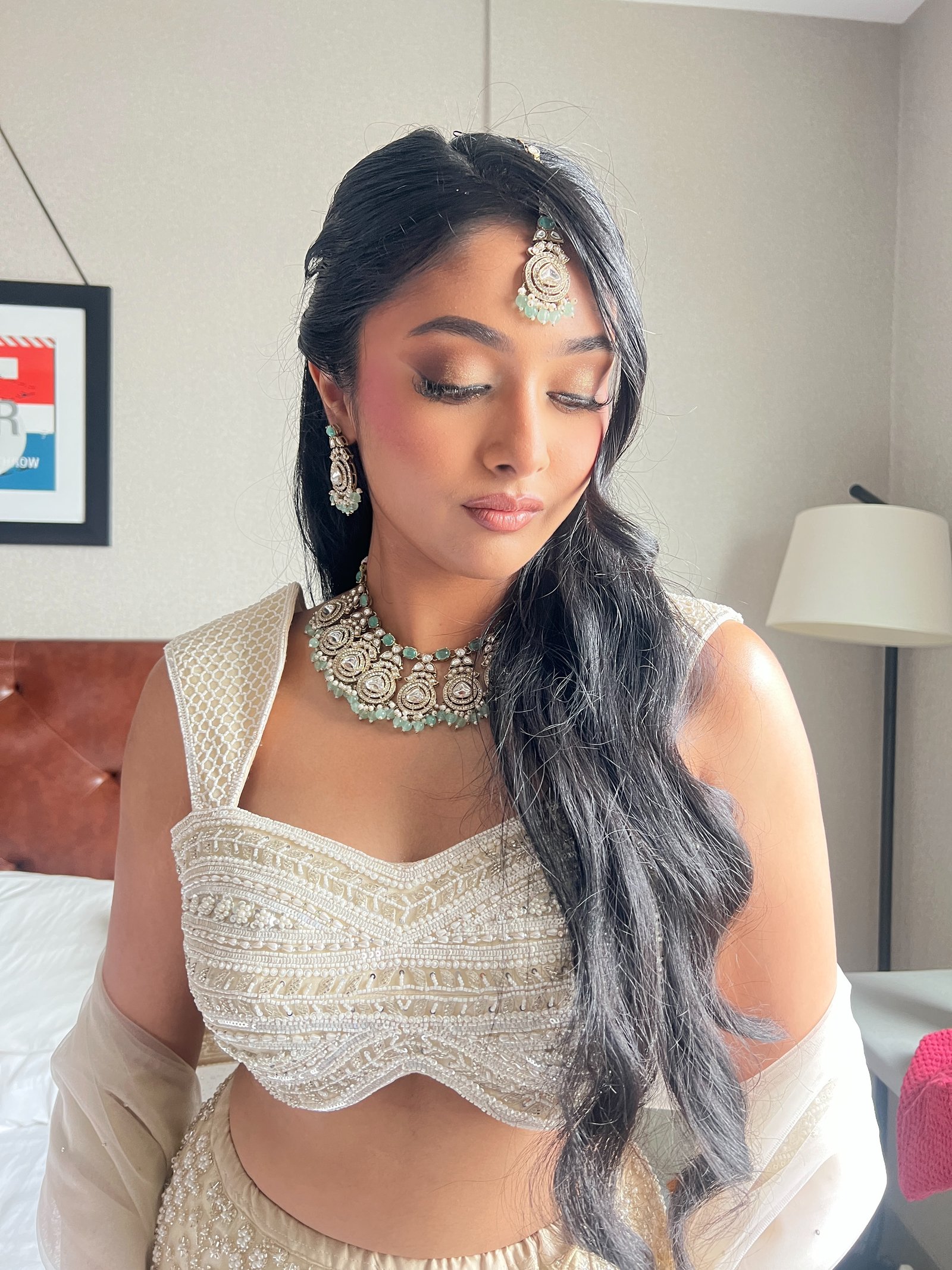Soft glam makeup portfolio look